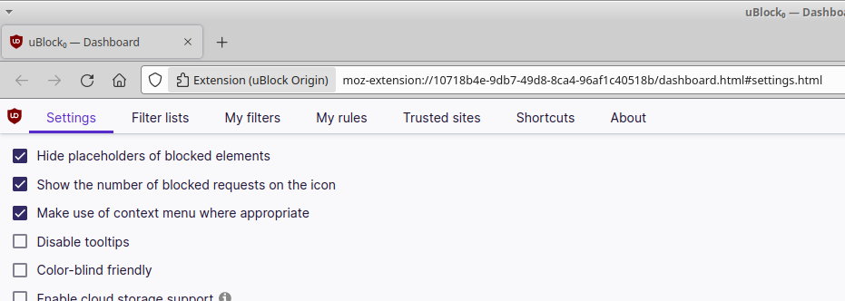 Addon settings pages moz-extension:// are shown as insecure · Issue ...