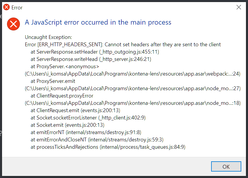 Crash on application close · Issue 262 · lensapp/lens · GitHub