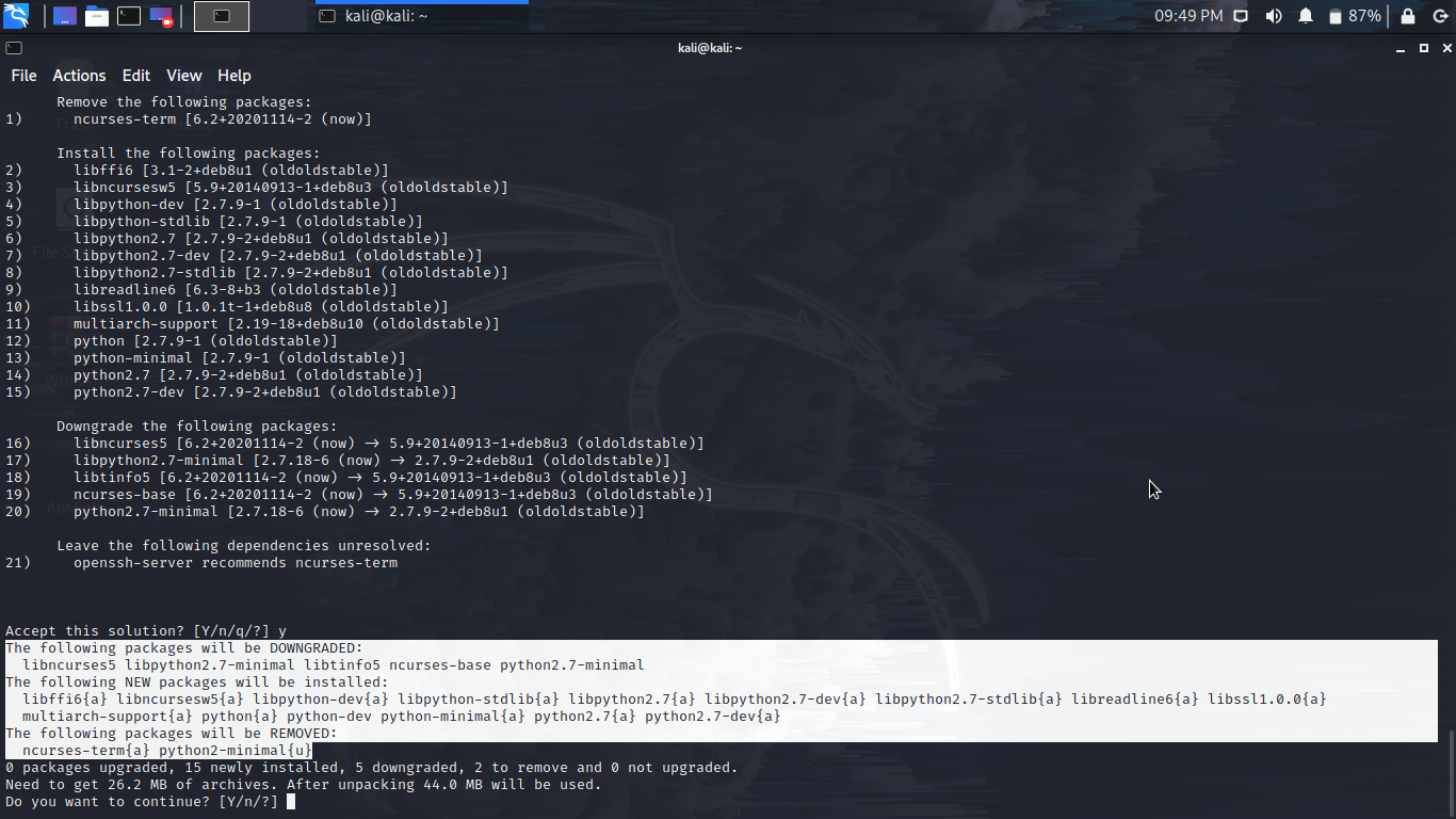 downgrade python to 2.7.9 downgrade python to 2.7.9