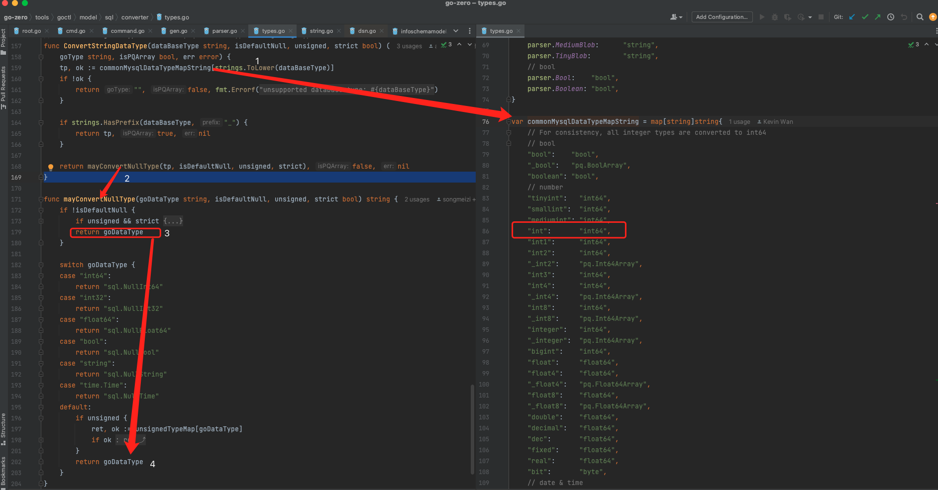 Scaning rows will fail when using goctl tools from remote database that ...