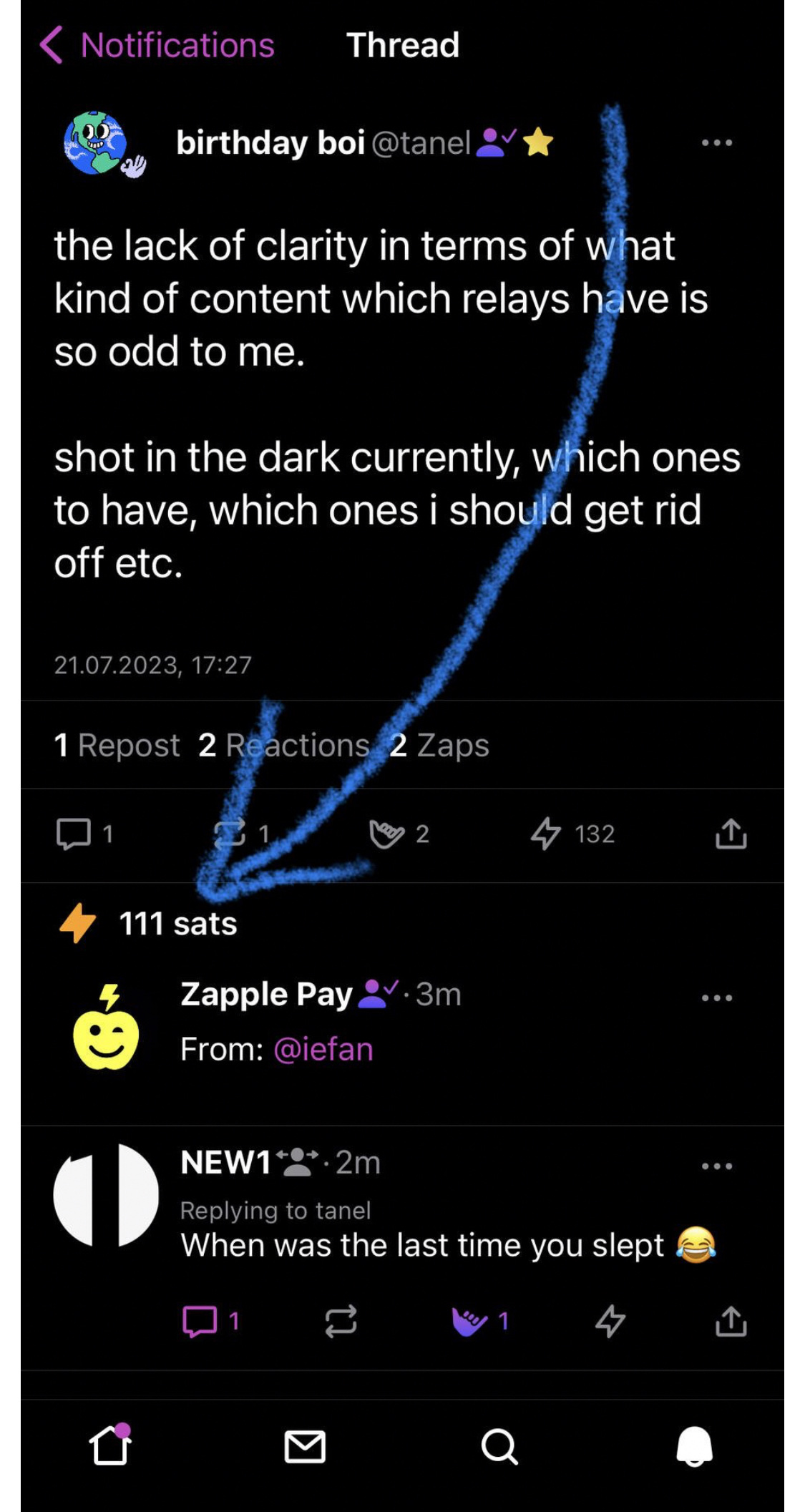 Zap number navigation dead end · Issue 1380 · damusio/damus · GitHub