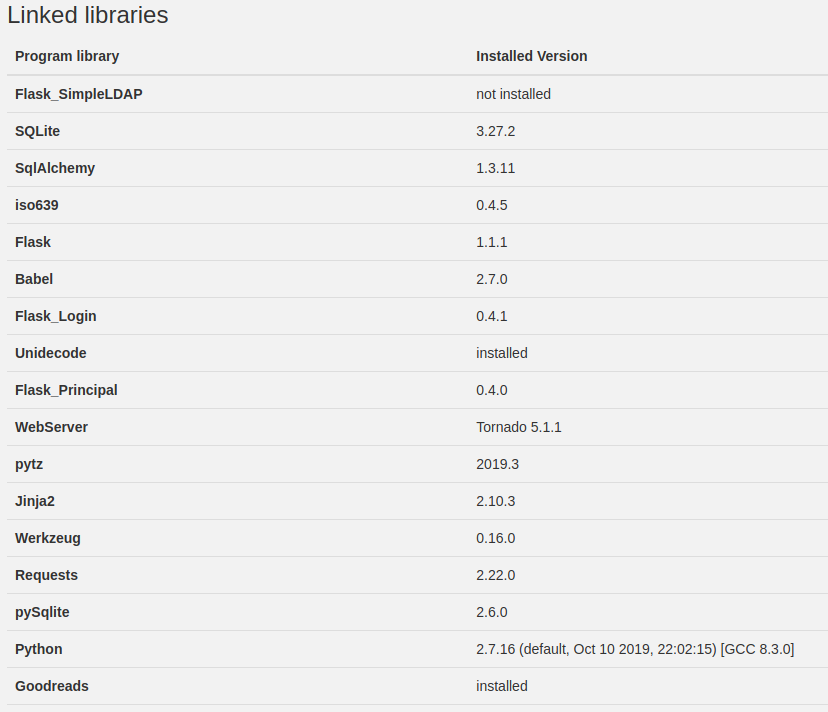[Raspi] Goodreads not installed · Issue 1016 · janeczku/calibreweb