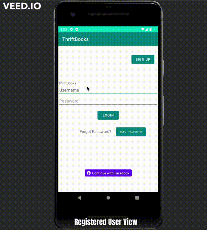Demo of the app
