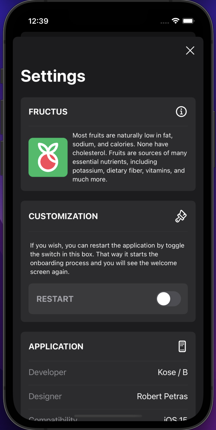 GitHub - Kosei-b/FRUITS: Swift UI Fruits description app