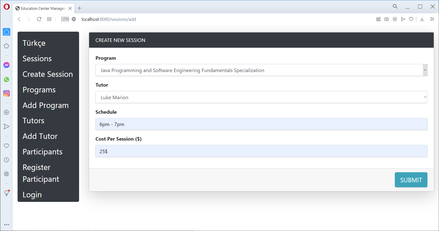 GitHub AhmetNSHN/ThymeleafEducationCenterManagementSystem Education