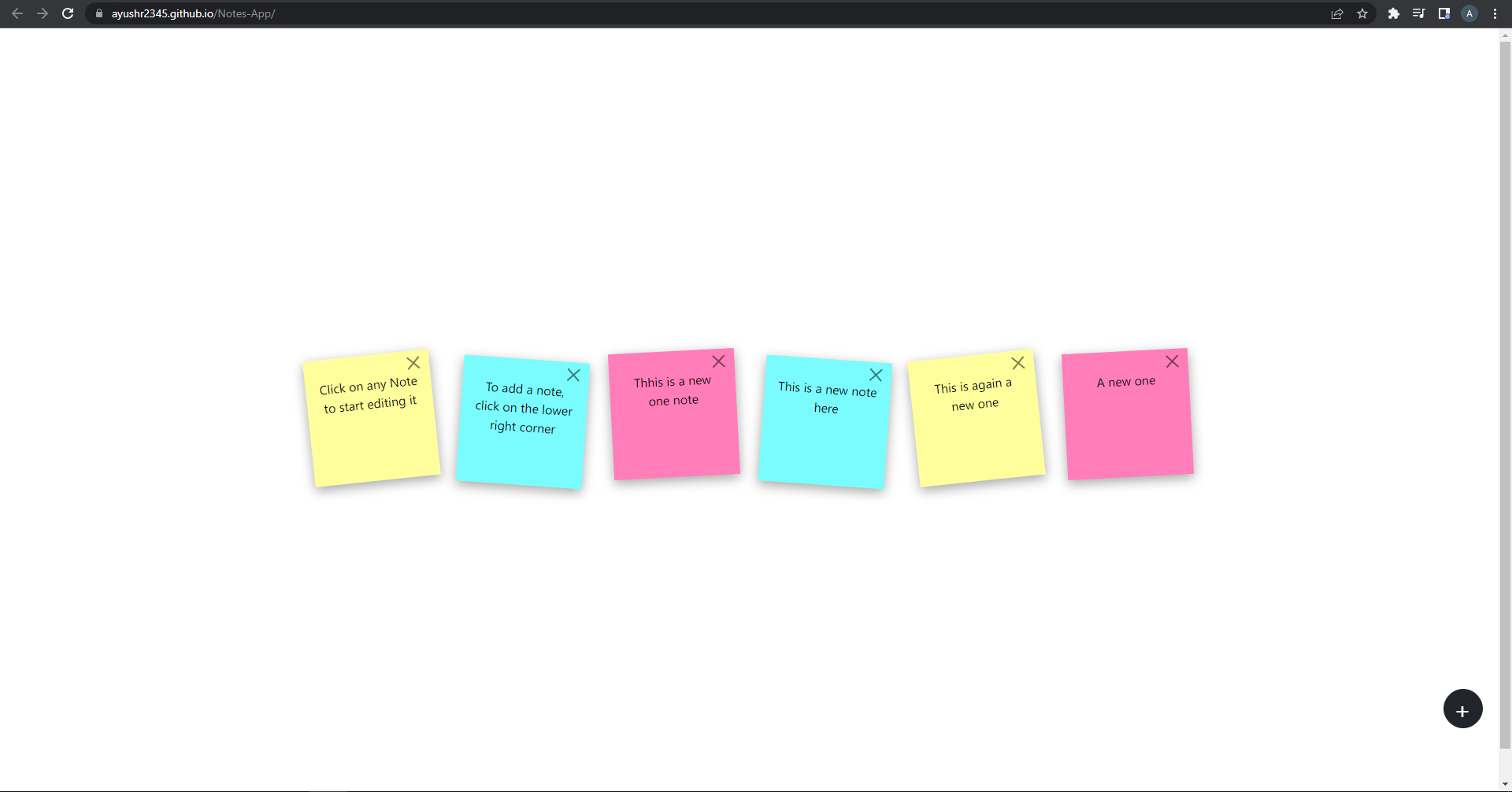 GitHub - ayushr2345/Notes-App: Frontend of an anonymous note sharing ...