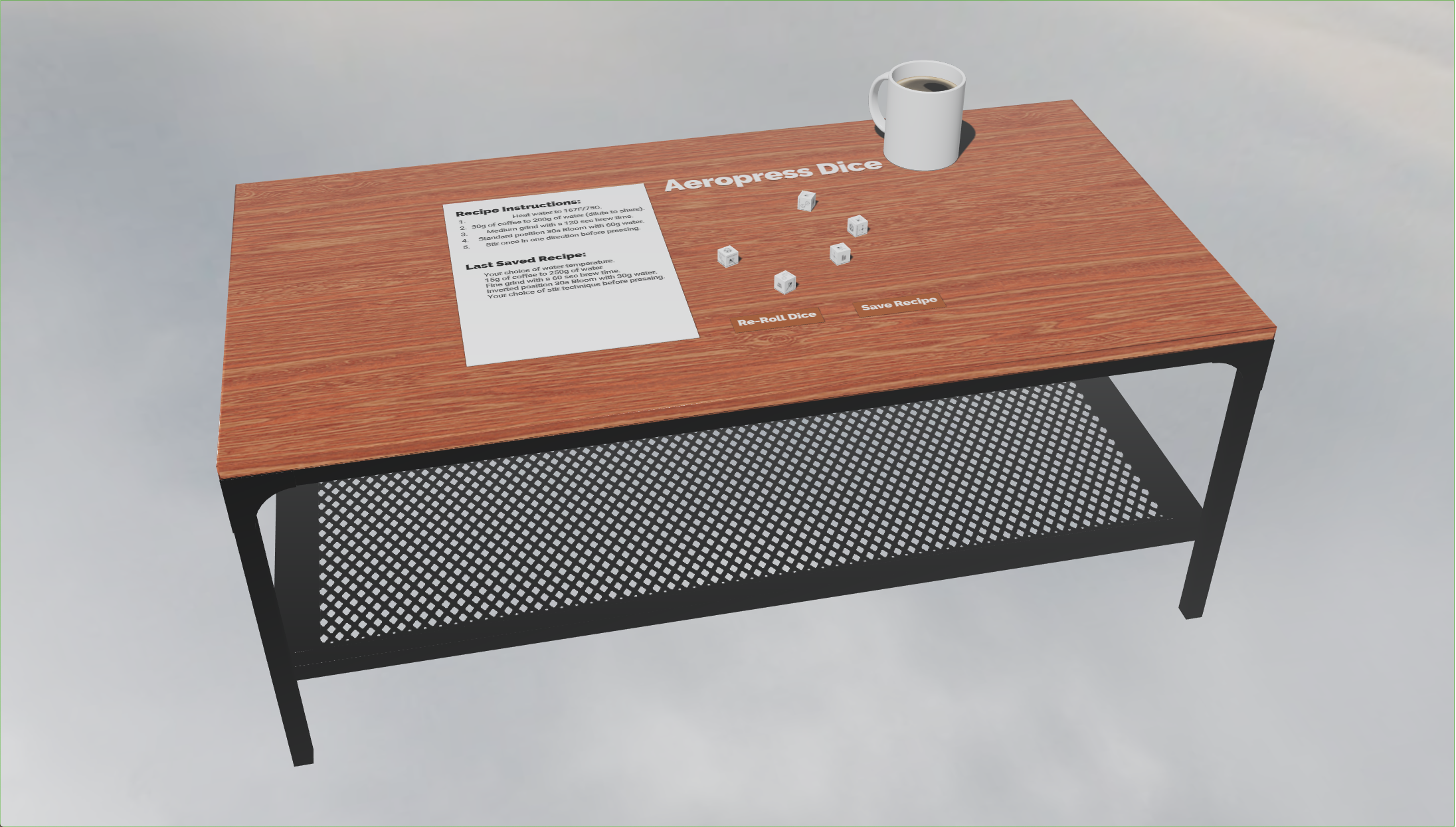 GitHub victorscholz/aeropressdicefrontend Front end for Aeropress