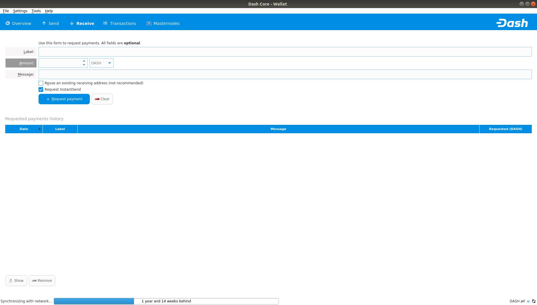 receive page