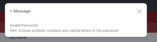 Invalid Password HINT Message is Wrong · Issue #17622 · frappe/frappe ...