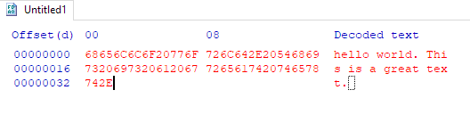 Display the byte groups in 1 byte, 2 bytes, 4 bytes, 8 bytes, and/or 16 ...