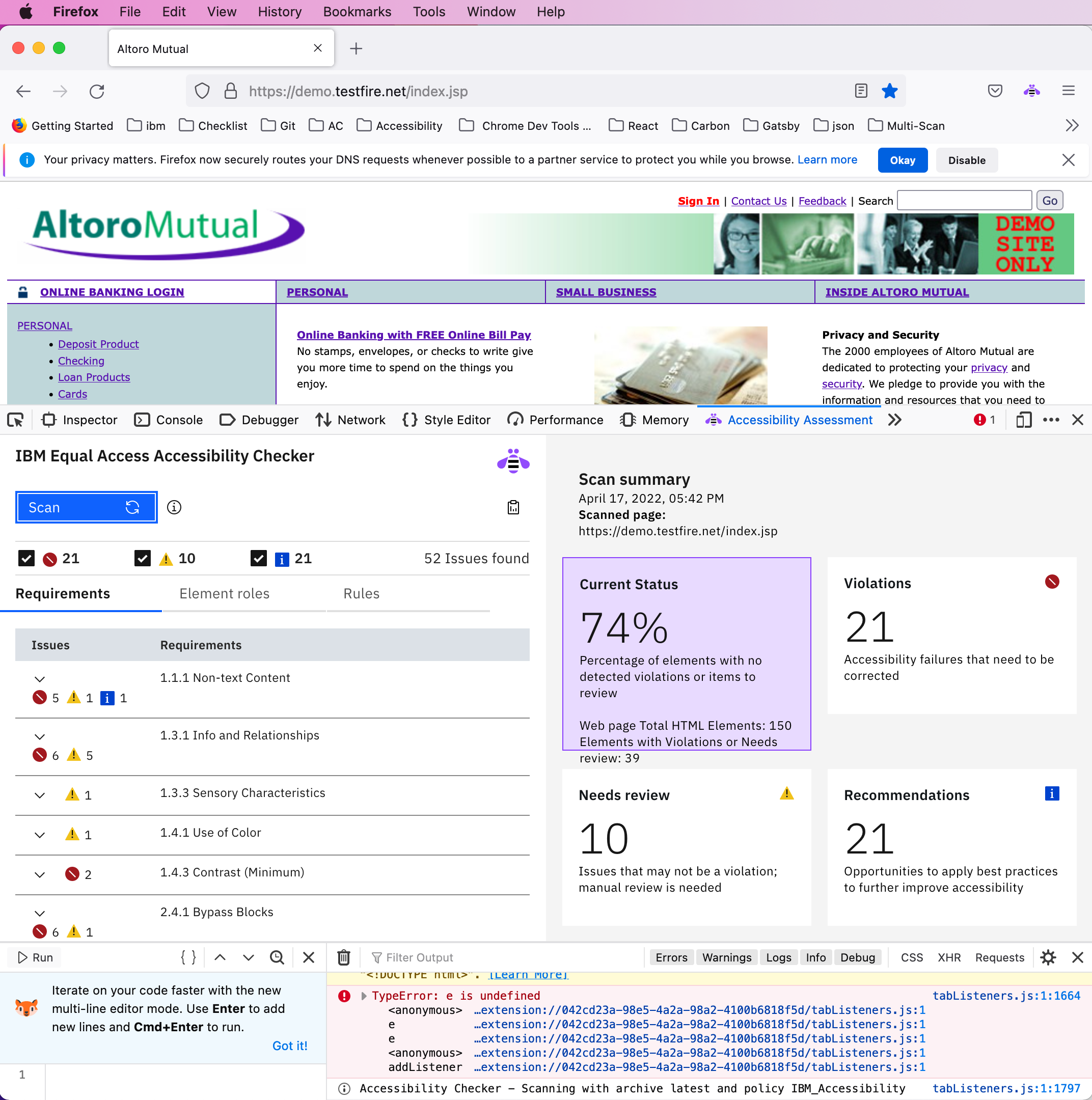 [BUG] Different issues counts between Chrome and FIrefox · Issue #823 ...