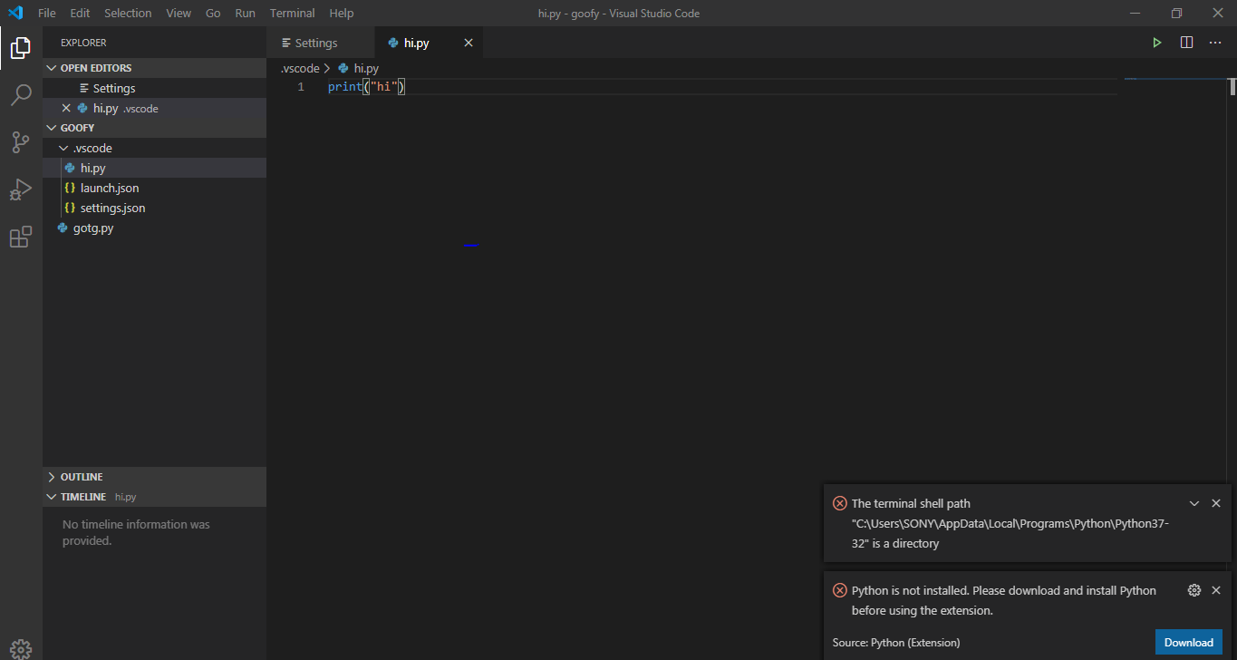 No interpreter shown in vs code · Issue #3619 · microsoft/vscode-docs ...