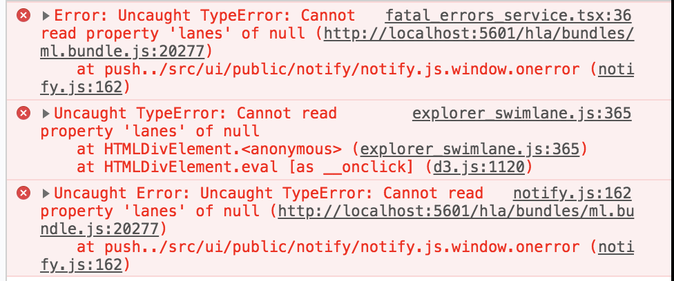[ML] Anomaly Explorer - error page when clicking to left of 'View by ...