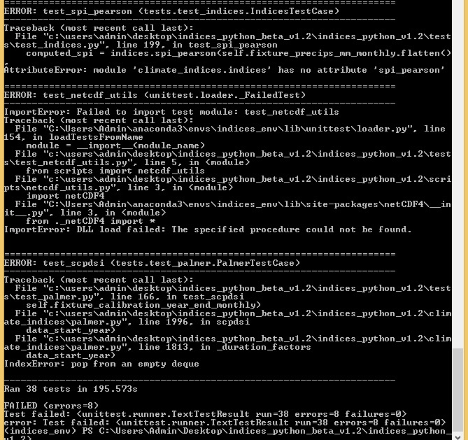 Tests failing on a user's Linux environment · Issue #162 · monocongo ...