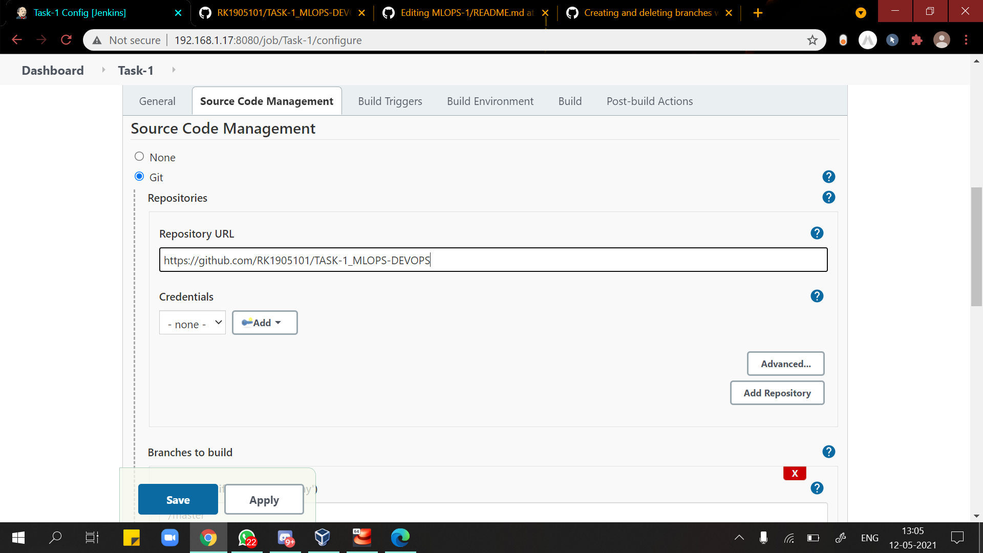 GitHub - RK1905101/TASK-1_MLOPS-DEVOPS: Check readme file for more info