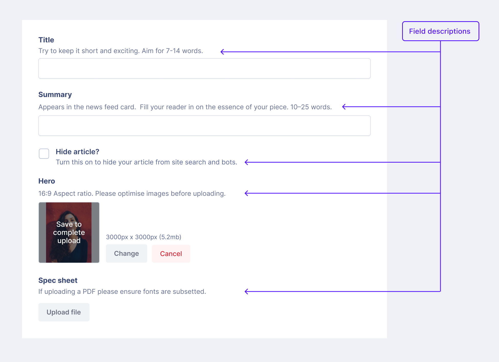 Keystonejs Admin Field Descriptions · Issue #7580 · keystonejs/keystone · GitHub
