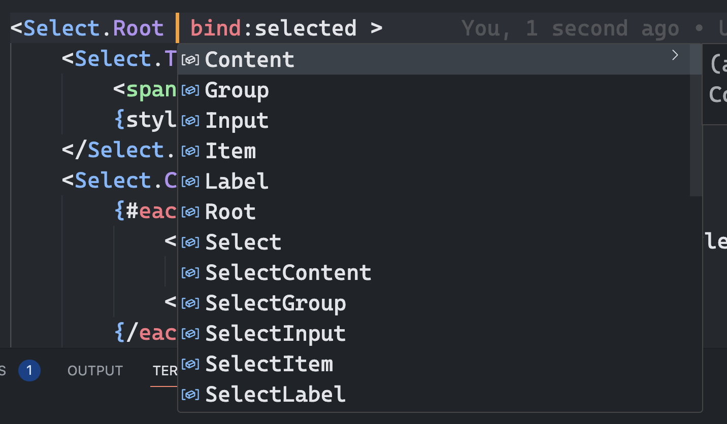 Autocomplete intellisense inconsistent before/after known prop · Issue ...