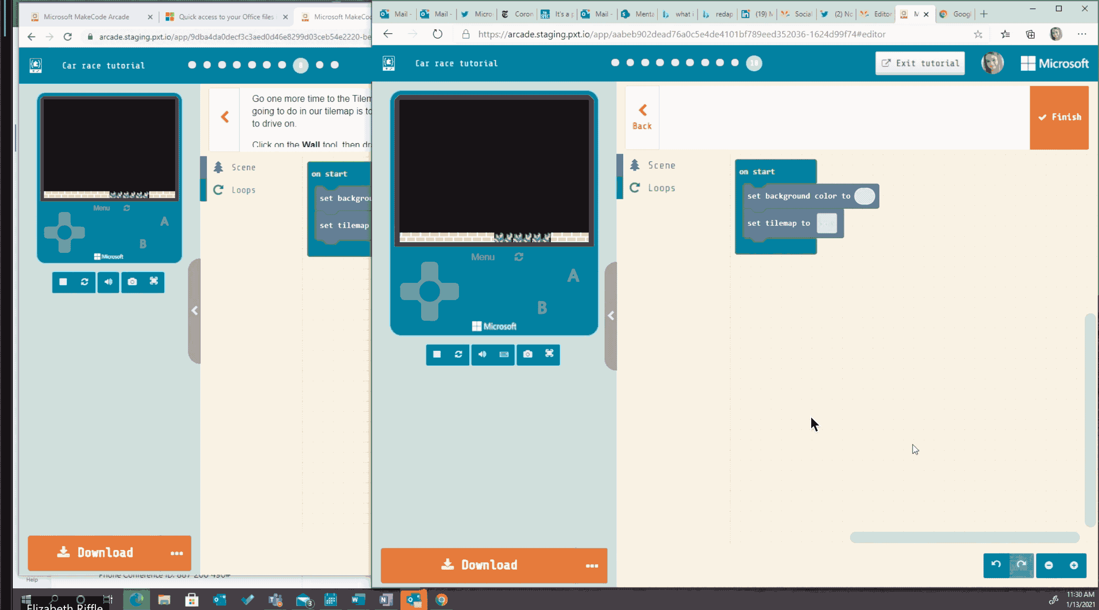 Tutorial state not syncing · Issue #2873 · microsoft/pxt-arcade · GitHub