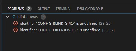 Blink example with issues (VSC-355) · Issue #118 · espressif/vscode-esp ...