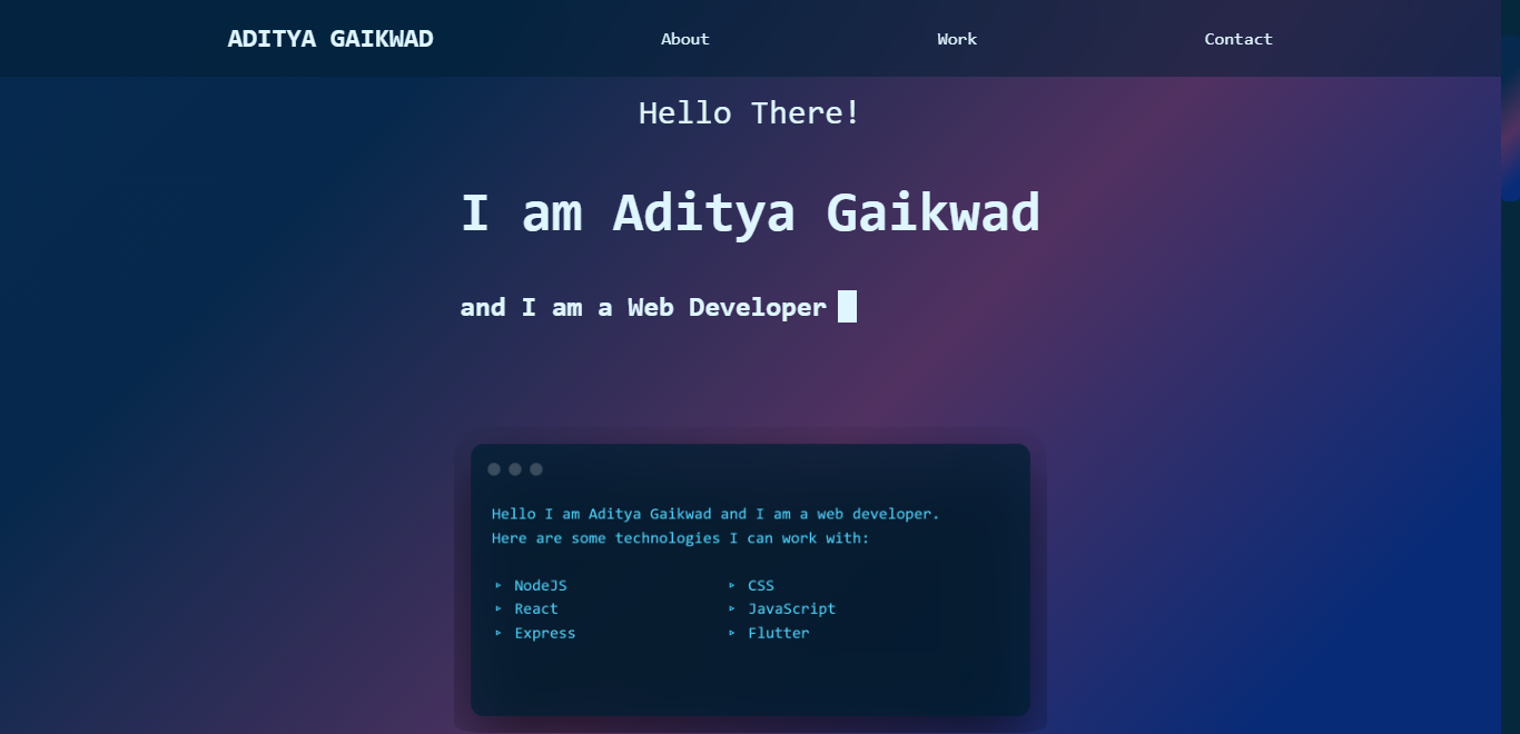 GitHub - AdiGaikwad/portfolio