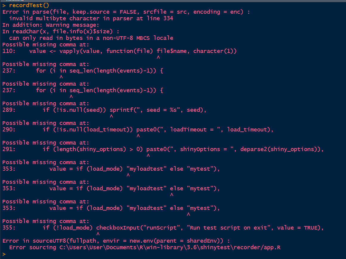 recordTest not works · Issue #302 · rstudio/shinytest · GitHub