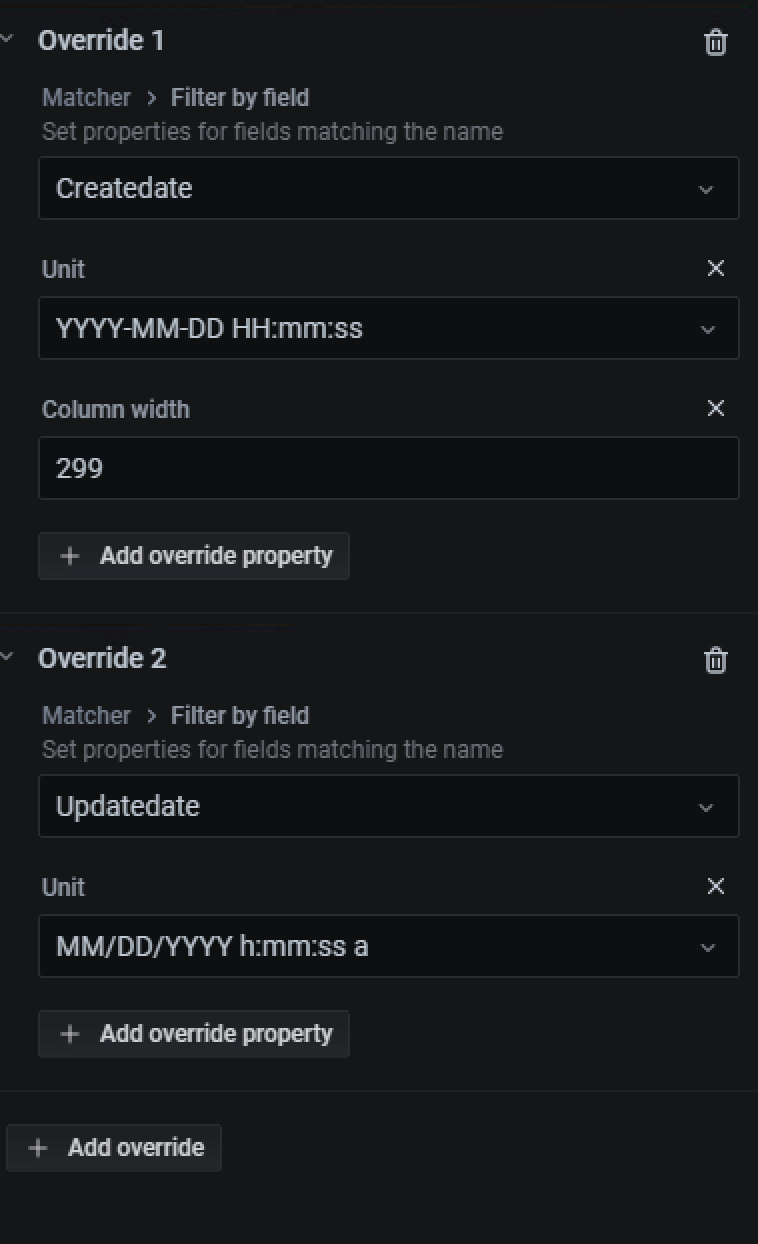 Grafana 7.x cannot change the format date by setting the unit in · Issue  #25884 · grafana/grafana · GitHub