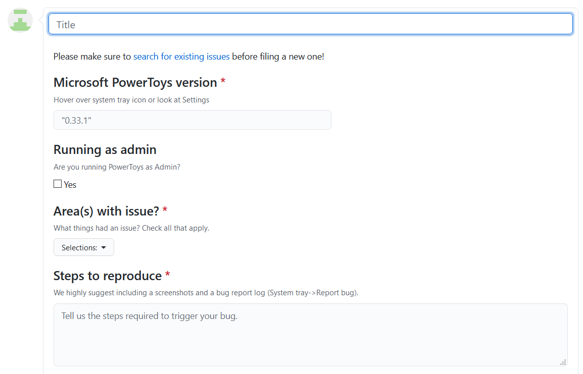 Make use of GitHub issue forms · Issue #10683 · cgeo/cgeo · GitHub