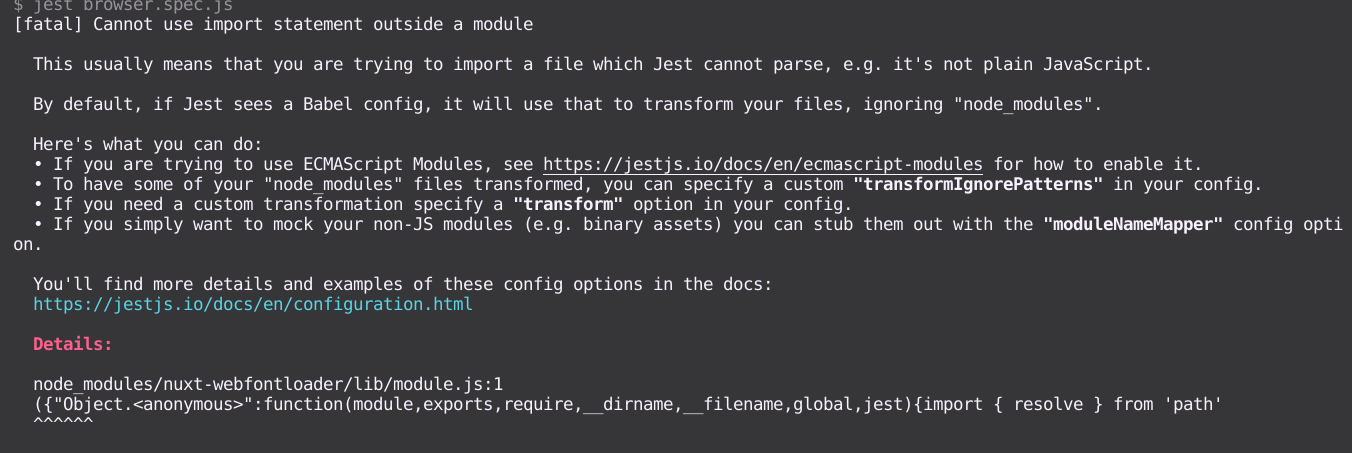 Cannot Use Import Statement Outside A Module