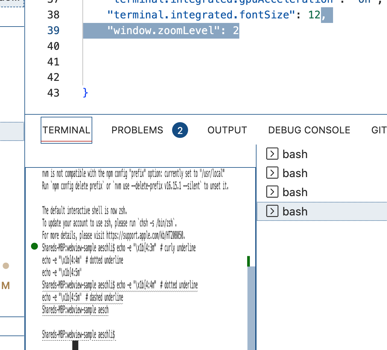 Terminal Zoom changes cause wrongly rendered terminal · Issue 158878