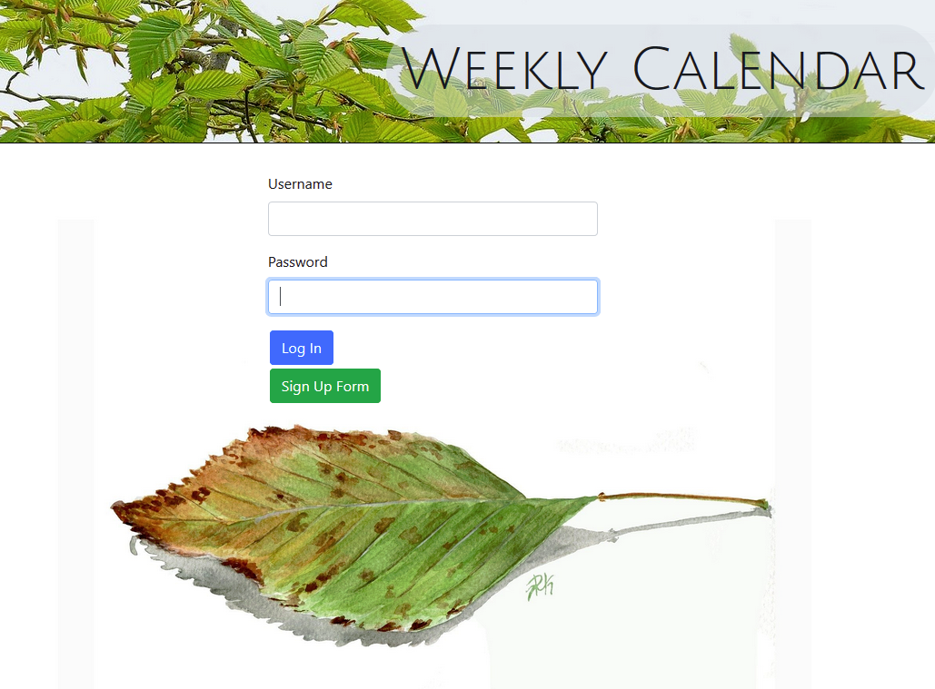 GitHub - Koldenblue/calendar: A calendar app that lets users login and ...