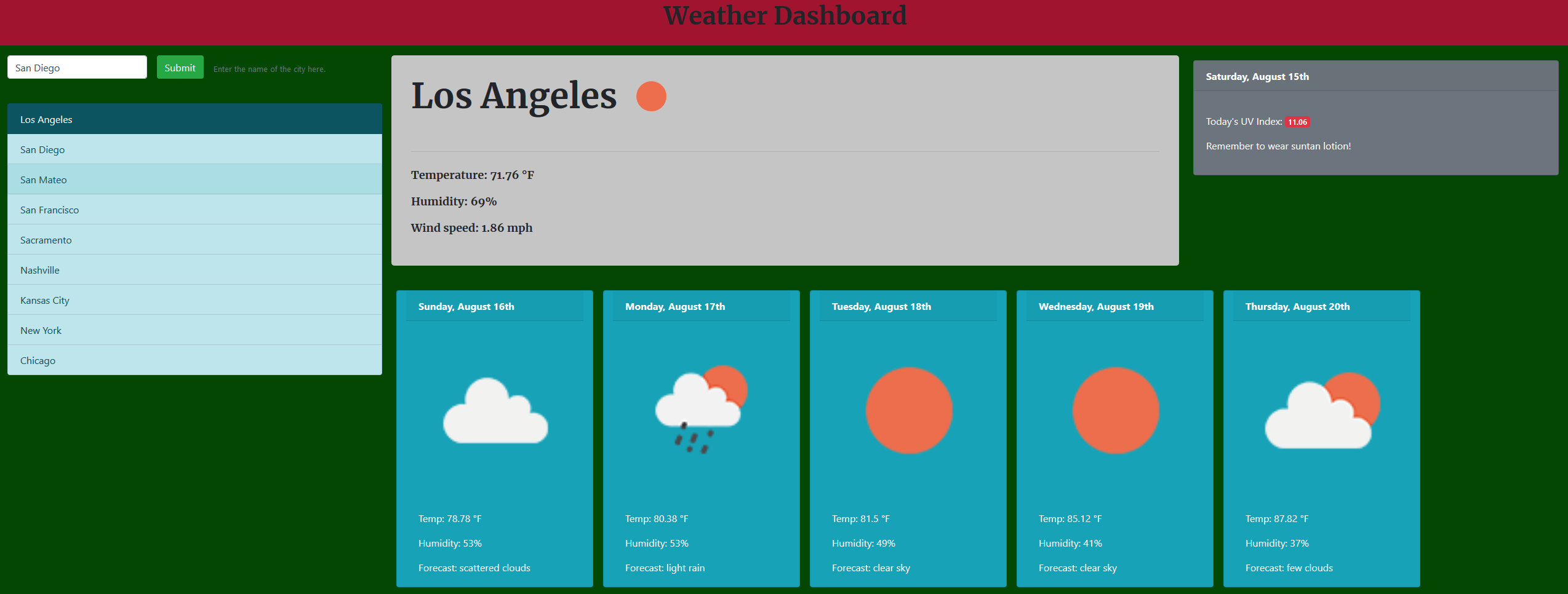 GitHub - Koldenblue/weather-forecaster: A simple app that forecasts the ...