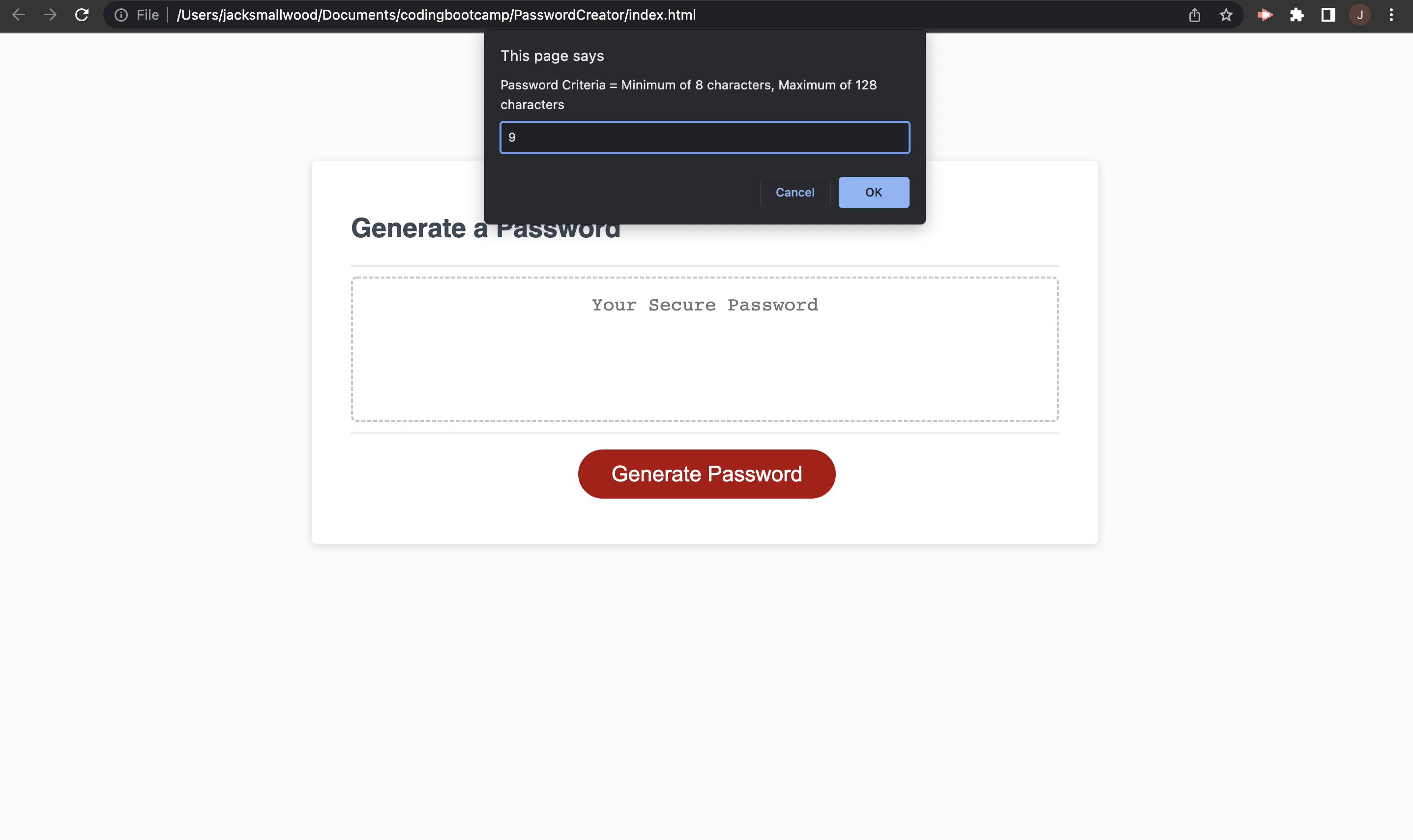GitHub - jsmall4/password-creator
