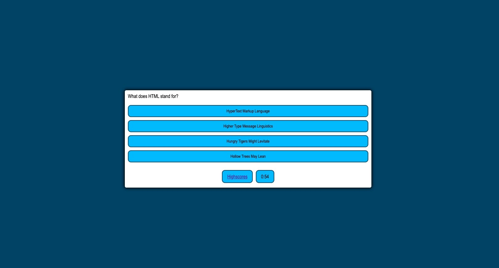 GitHub - jsmall4/quiz-code