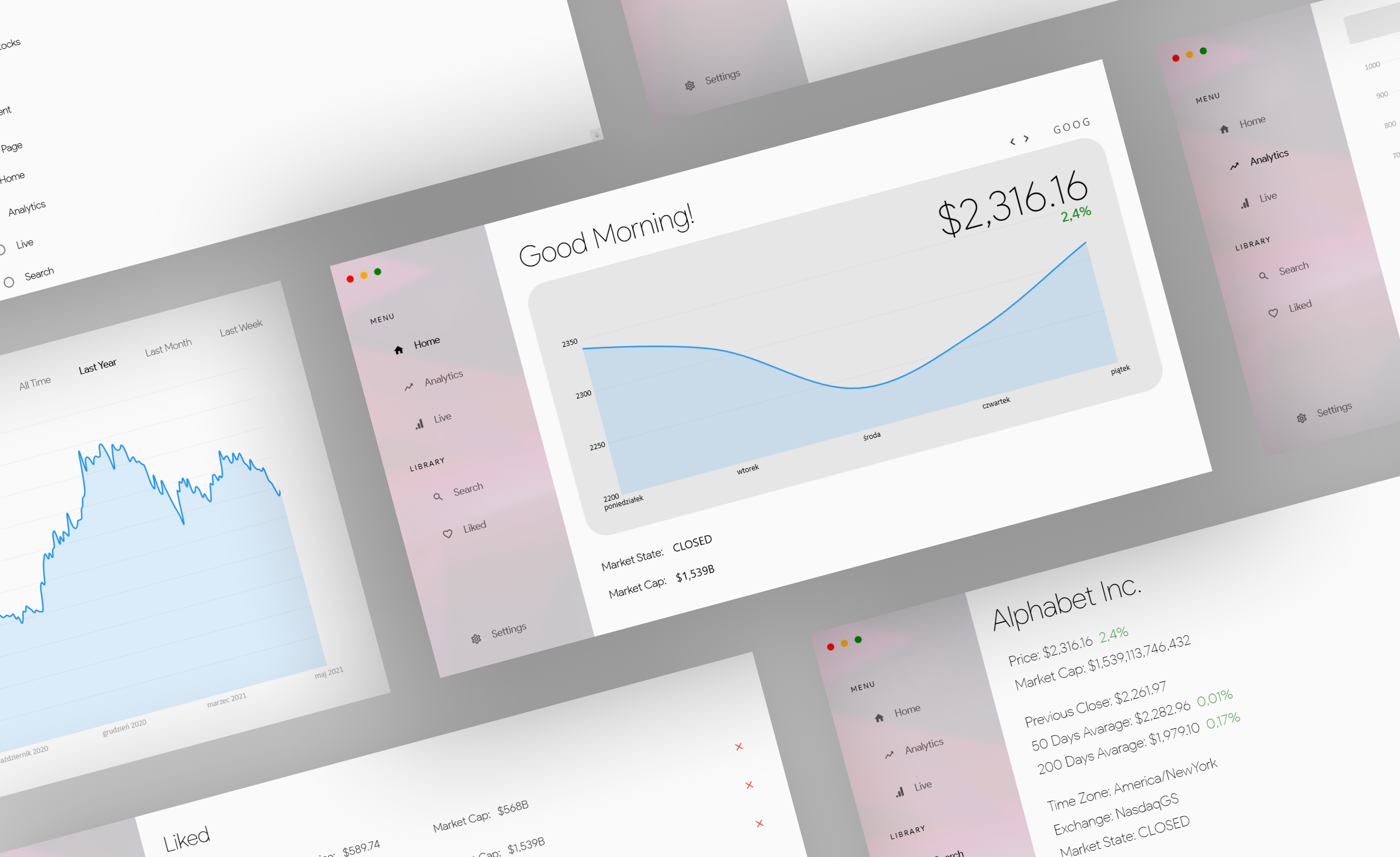 GitHub - Techriss/StocksDashboard: Stocks Analytics Desktop Application ...