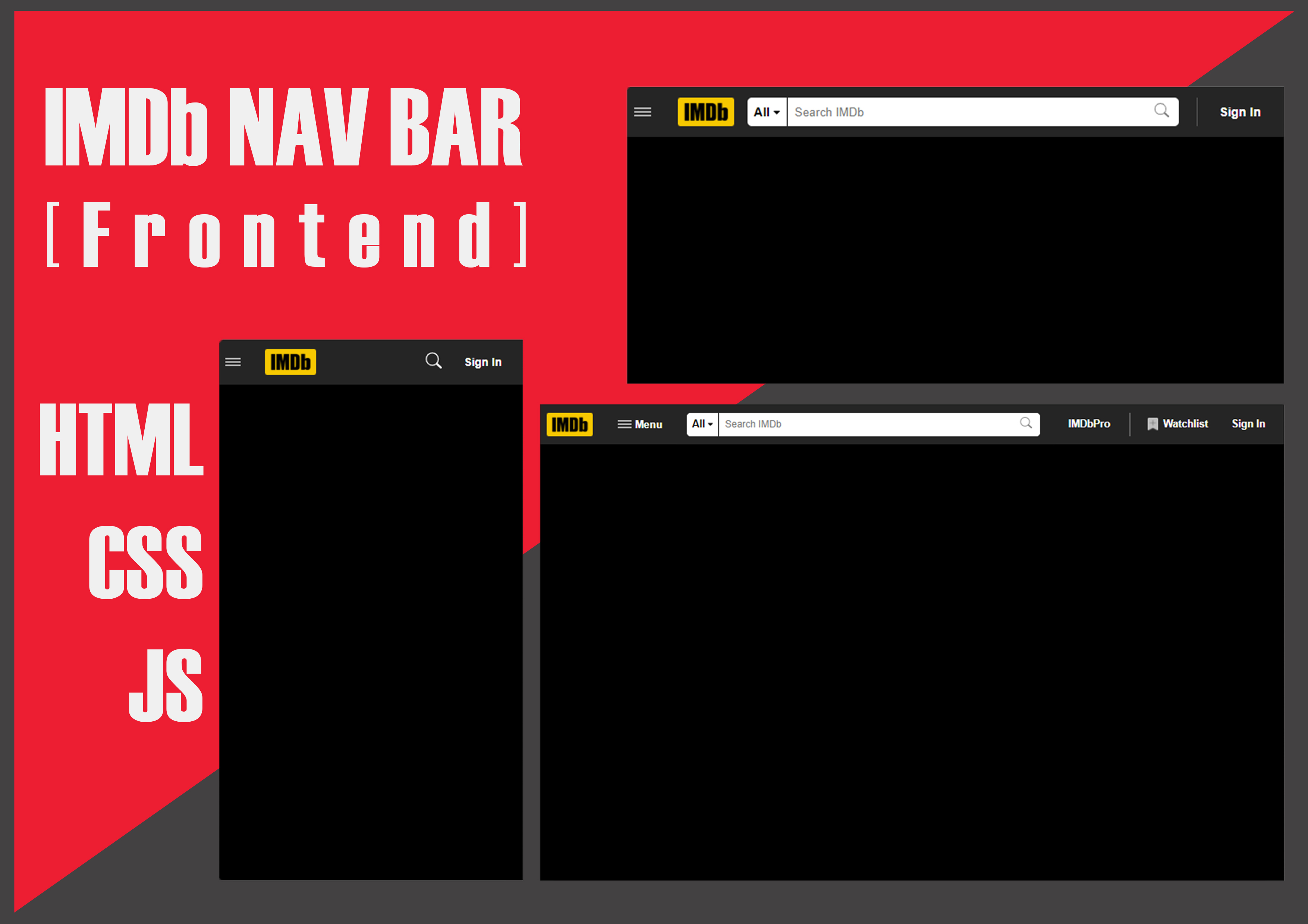 GitHub - AnirudhaL/IMDb-NAV-BAR: Nav bar of the IMDb website