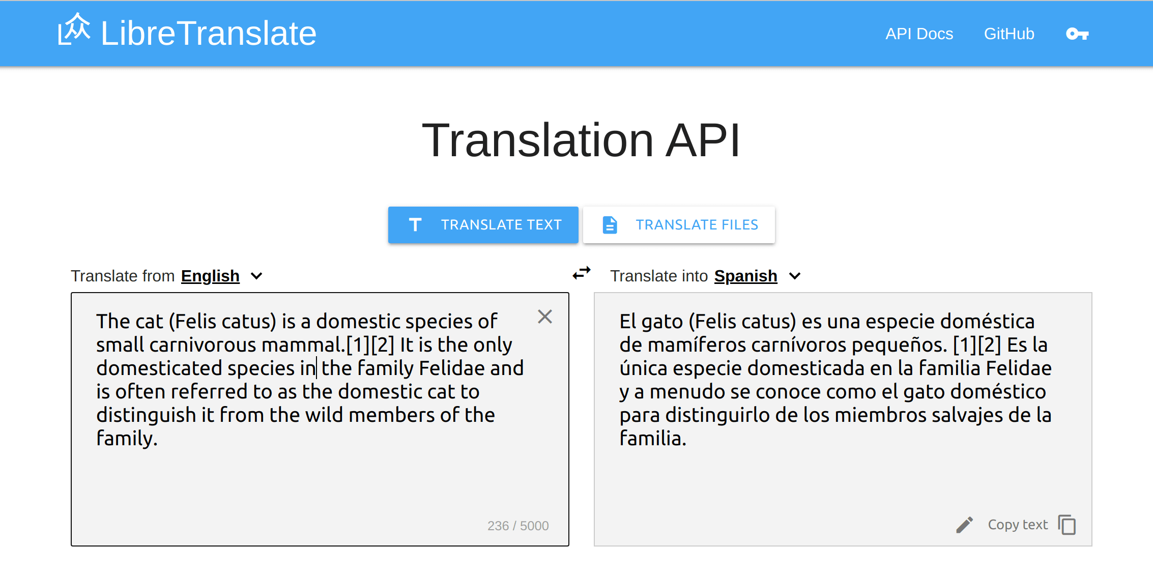 Free and Open Source Machine Translation API. 100% self-hosted 