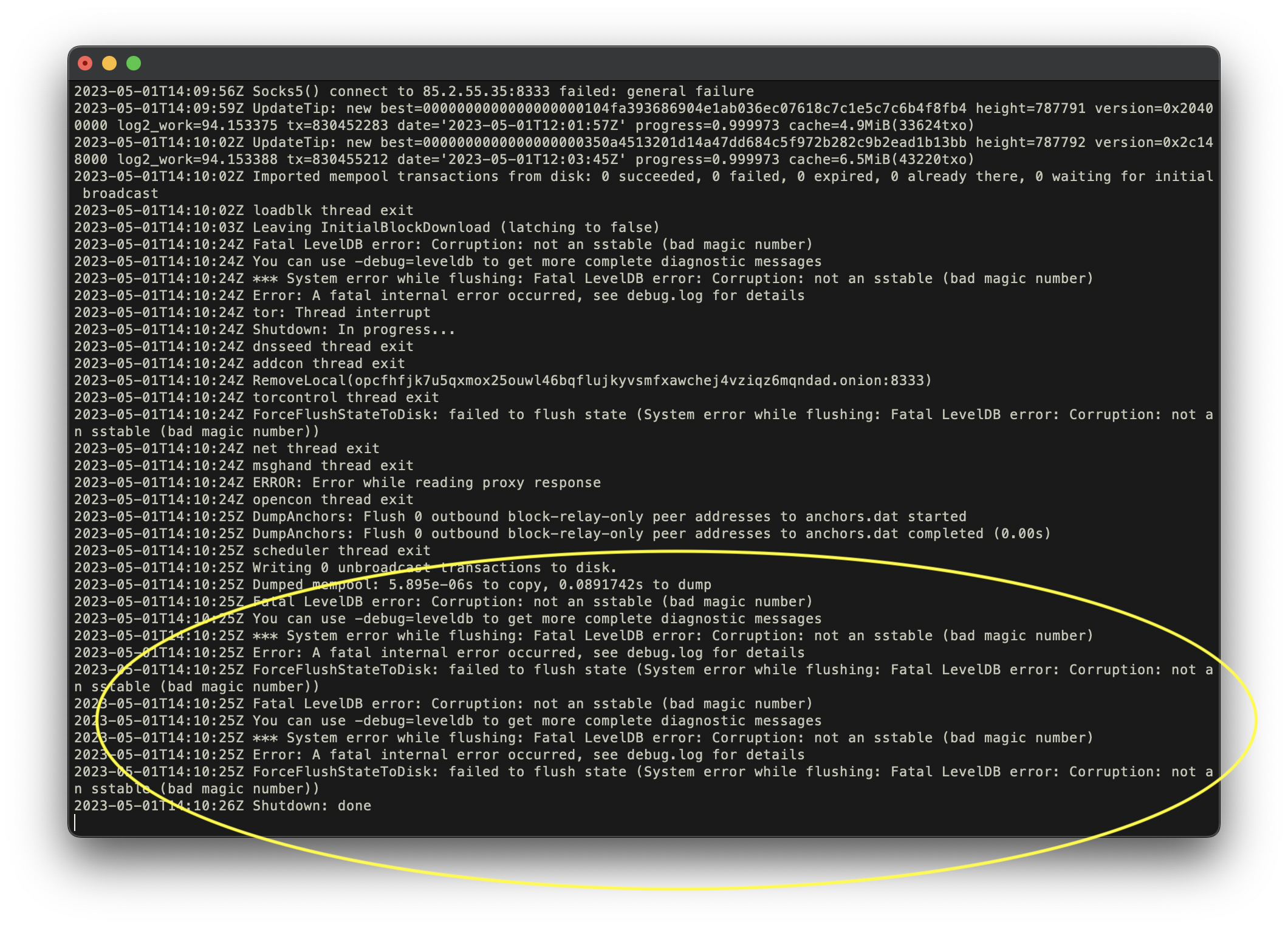 LevelDB fatal error · Issue #1272 · raspibolt/raspibolt · GitHub