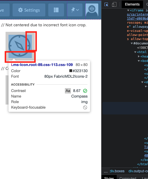 Some icons are not cropped properly · Issue #20025 · microsoft/fluentui ...