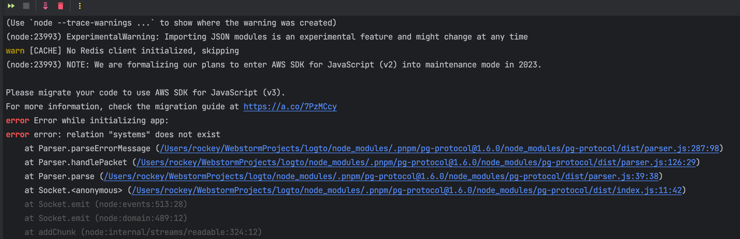 bug: error: relation "systems" does not exist · Issue #3702 · logto-io ...