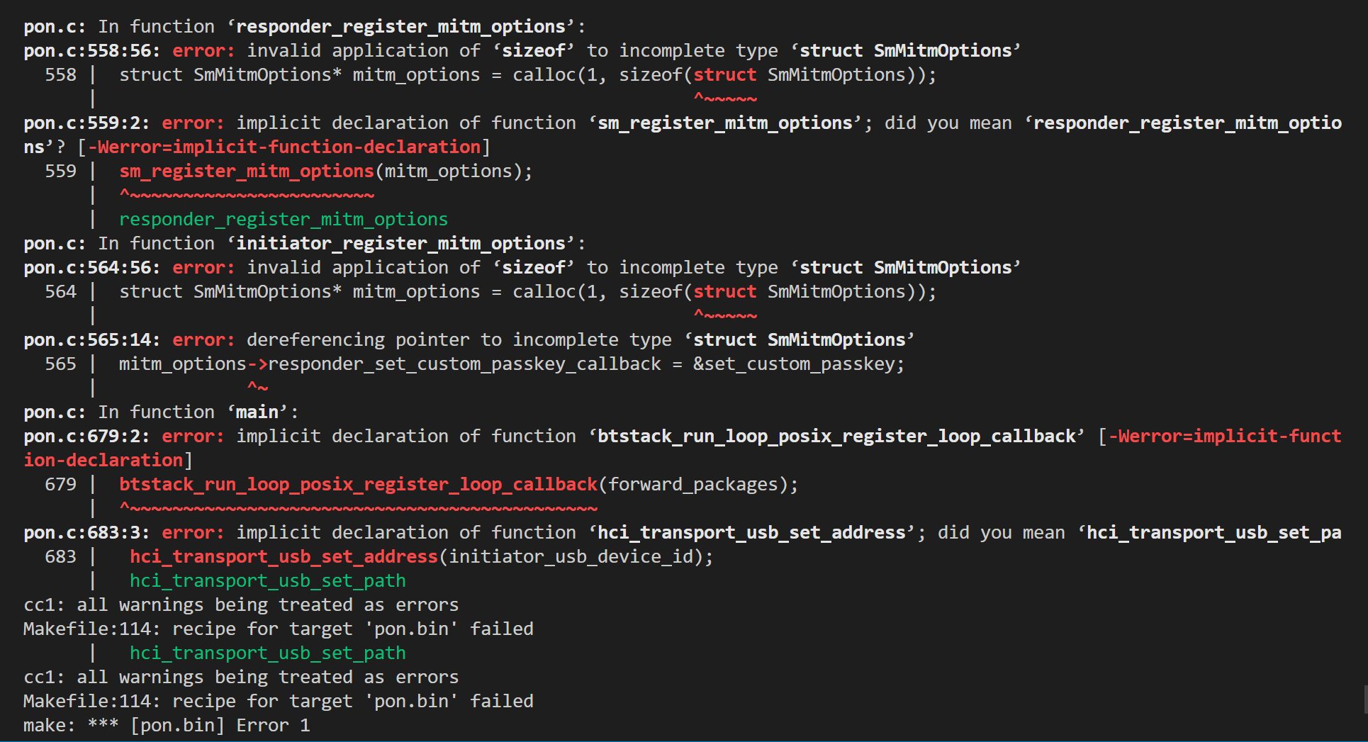Error: invalid application of ‘sizeof’ to incomplete type · Issue #1 ...