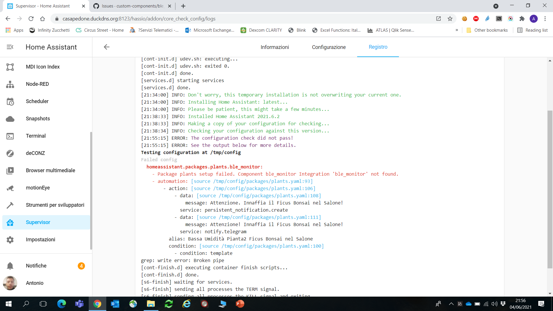 error in the update to 2021.6.2 · Issue #389 · custom-components/ble ...