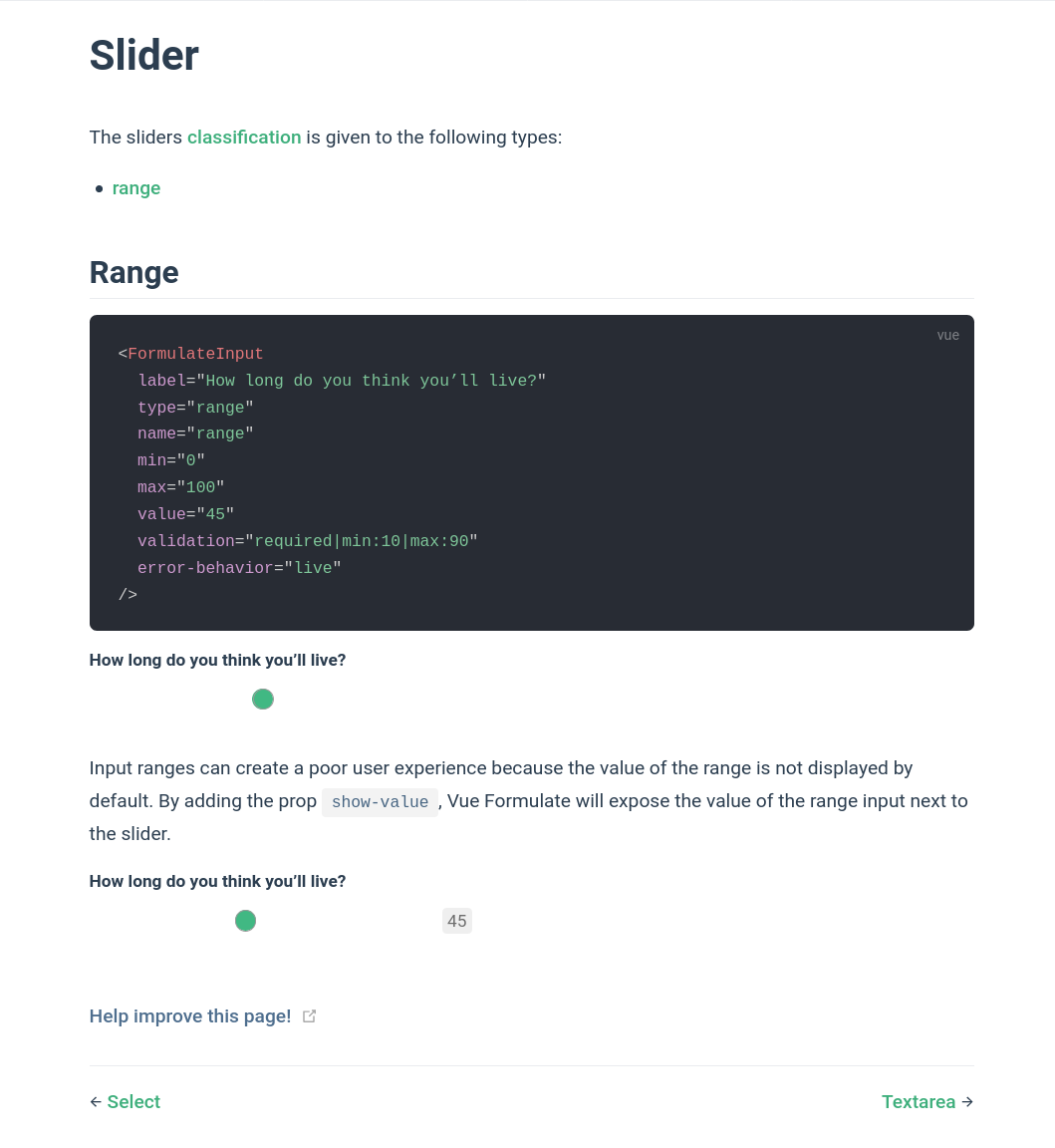 Vue Formulate - Slider - Firefox