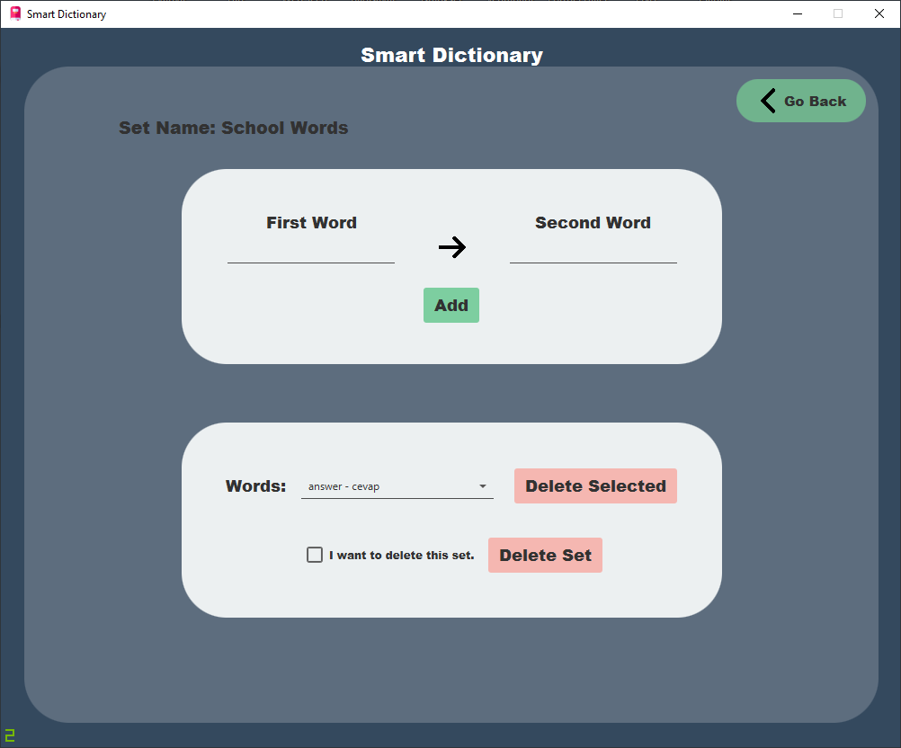 GitHub metecoban/FakeQuizlet An app similar to the Quizlet.