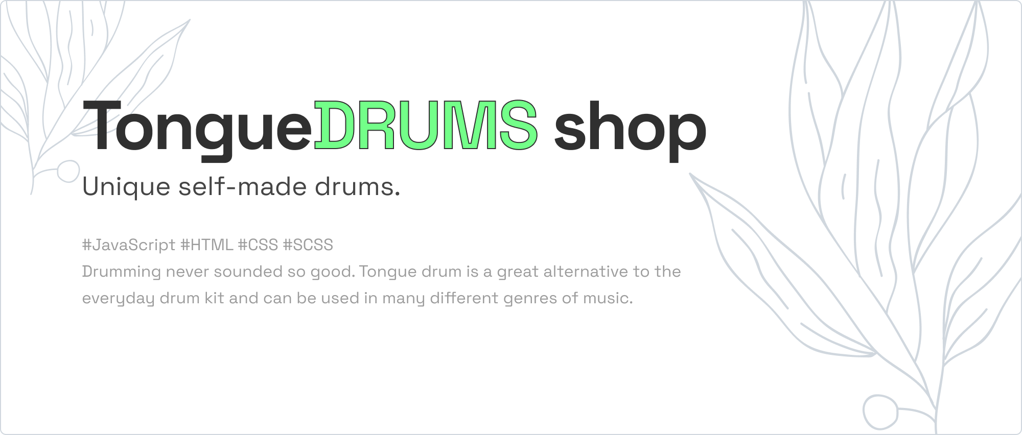 GitHub My own concept of one page