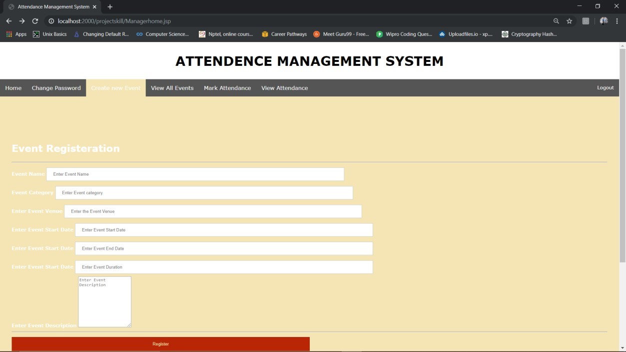 GitHub - Pranay7ej/attendance-project: A web application