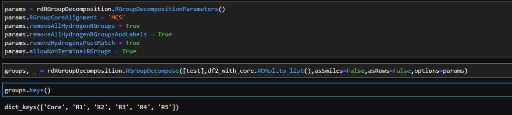 Rgroupdecomposition questions · rdkit rdkit · Discussion #4749 · GitHub