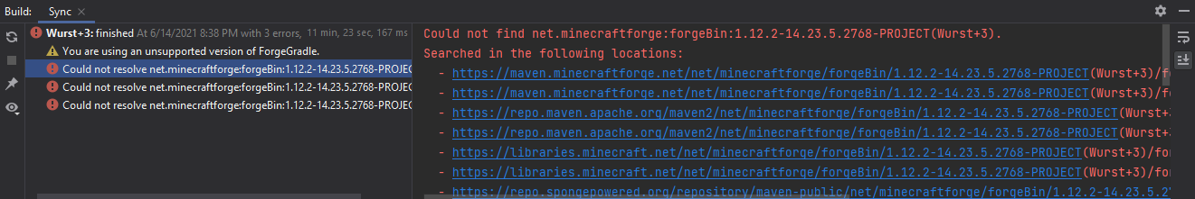 [BUG] Cannot load the project in Intellij IDEA · Issue #175 · WurstPlus ...
