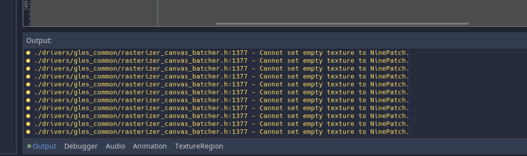 [3.2.4 Beta 4] When I use a AnimatedTexture in the NinePatchRect, it ...
