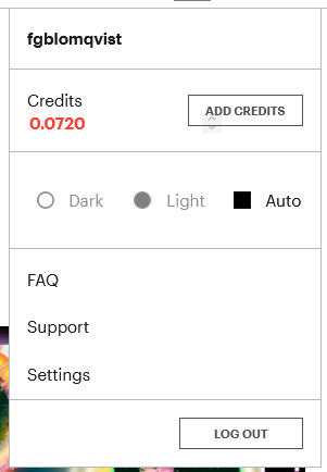 Arrows showing on top of the 