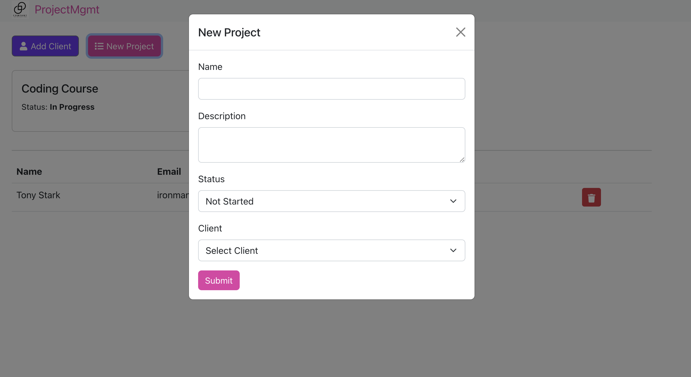GitHub - sidsoc12/GraphQLProjectManagementApp: Project Management App ...